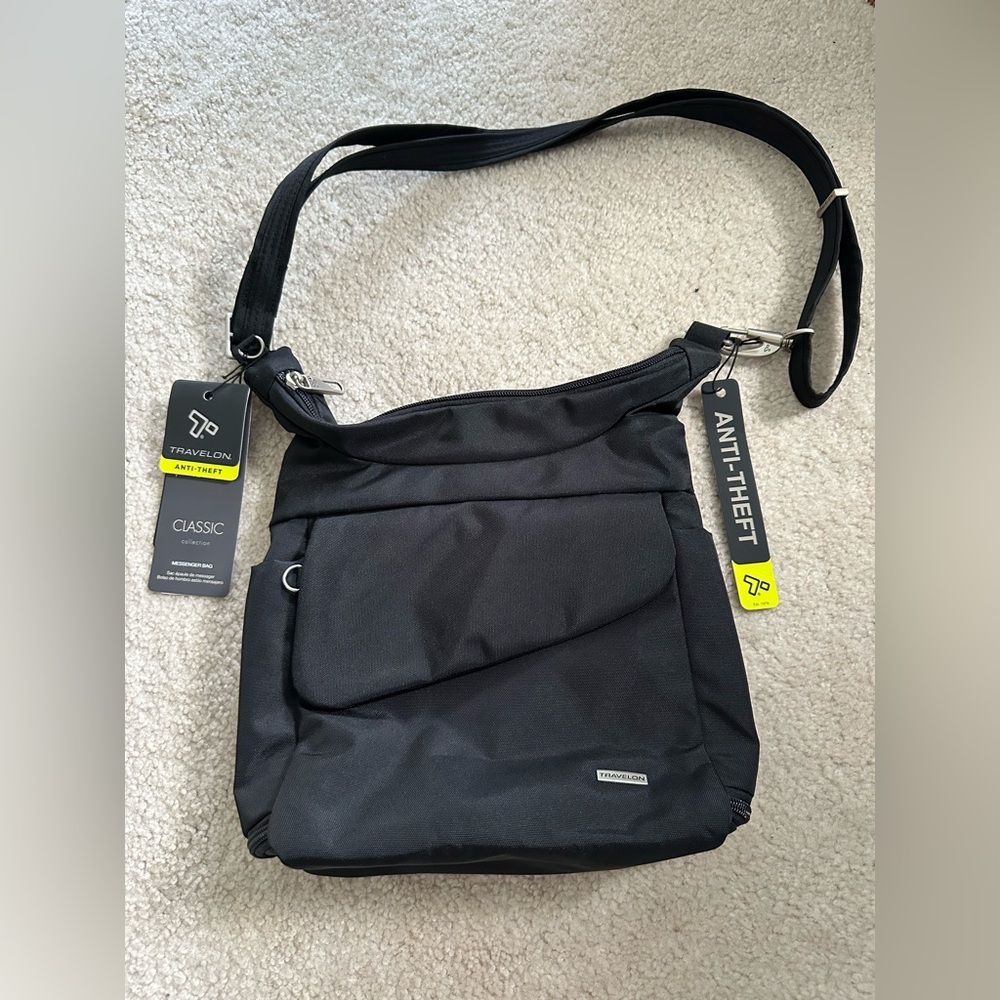 NWT Travelon Black Anti-Theft Bag